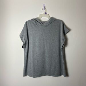 Gray Women's Hooded Top